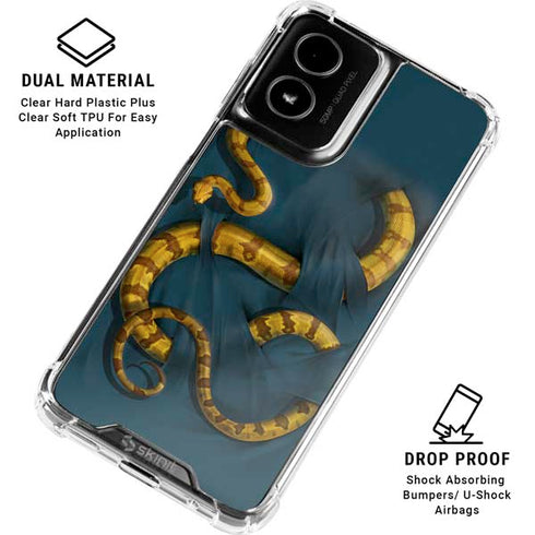 Boa Constrictor by Vincent Hie Moto G Power 5G (2024) Clear Case