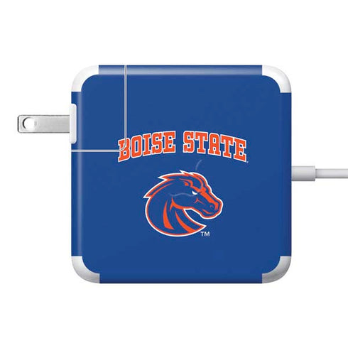 Boise State University Collegiate Text 85W Power Adapter (15 and 17 inch MacBook Pro Charger) Skin