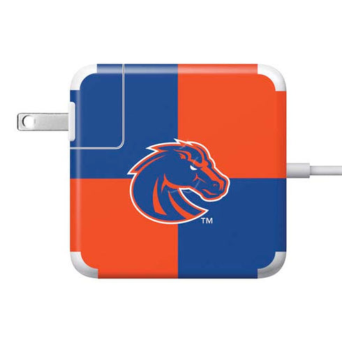 Boise State University Broncos Checkered 85W Power Adapter (15 and 17 inch MacBook Pro Charger) Skin