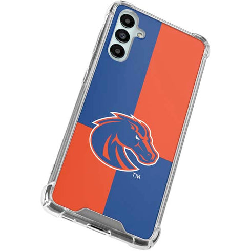 Boise State University Broncos Checkered Gabb Phone 4 Clear Case
