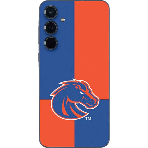 Boise State University Broncos Checkered Galaxy A55 5G Skin
