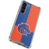 Boise State University Broncos Checkered Galaxy S24 FE Clear Case