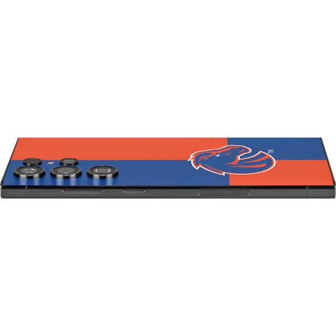 Boise State University Broncos Checkered Galaxy S25 Ultra Skin
