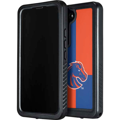 Boise State University Broncos Checkered Galaxy S24 Waterproof Case