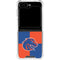 Boise State University Broncos Checkered Galaxy Z Flip6 Clear Case