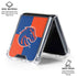 Boise State University Broncos Checkered Galaxy Z Flip6 Clear Case