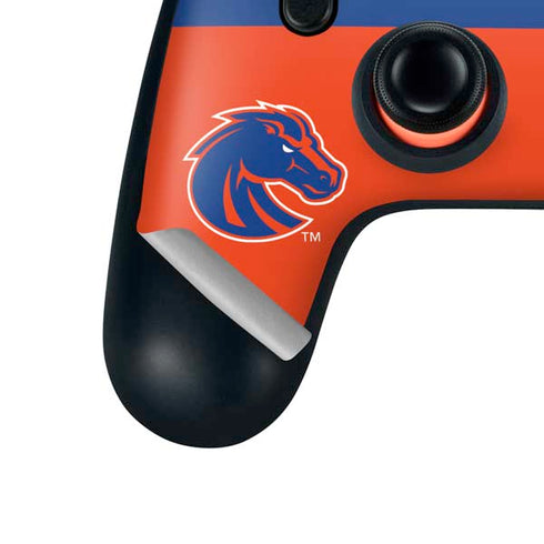 Boise State University Broncos Checkered Google Stadia Controller Skin