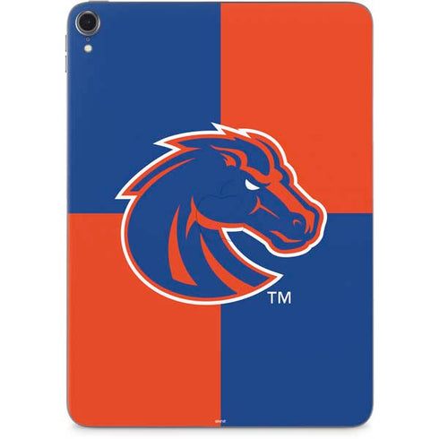 Boise State University Broncos Checkered Apple iPad Pro Skin