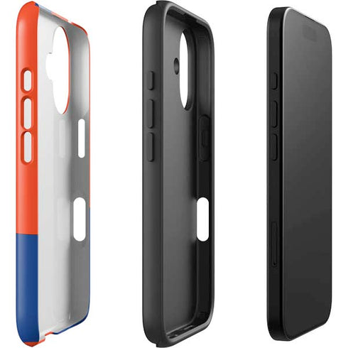 Boise State University Broncos Checkered iPhone 16 Plus Impact Case
