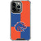 Boise State University Broncos Checkered iPhone 16 Pro Max Clear Case