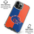 Boise State University Broncos Checkered iPhone 16 Pro Max Clear Case