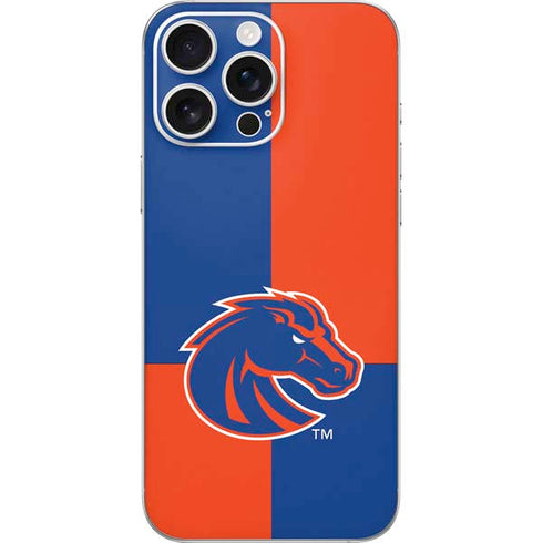 Boise State University Broncos Checkered iPhone 16 Pro Max Skin