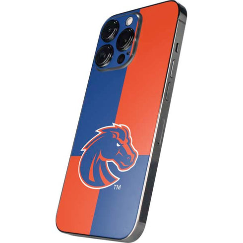 Boise State University Broncos Checkered iPhone 16 Pro Max Skin