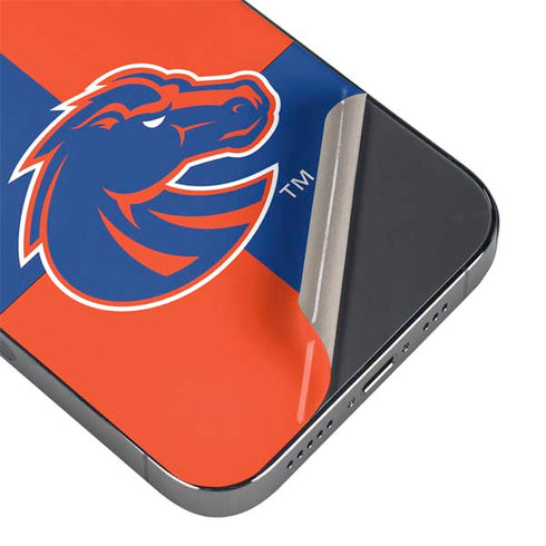 Boise State University Broncos Checkered iPhone 16 Pro Max Skin