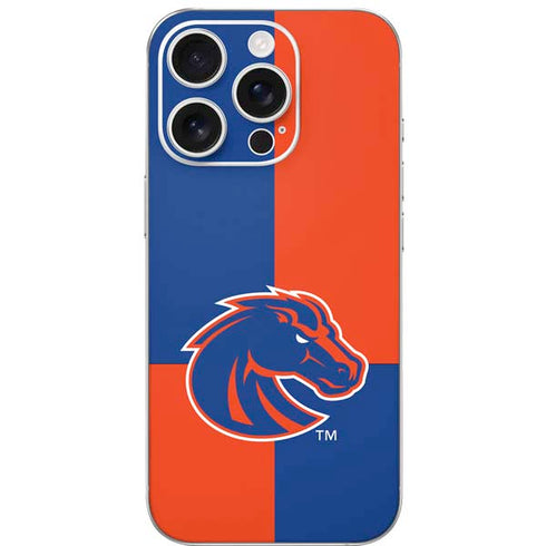 Boise State University Broncos Checkered iPhone 16 Pro Skin