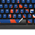 Boise State University Broncos Checkered K95 RGB PLATINUM Mechanical Gaming Keyboard Skin