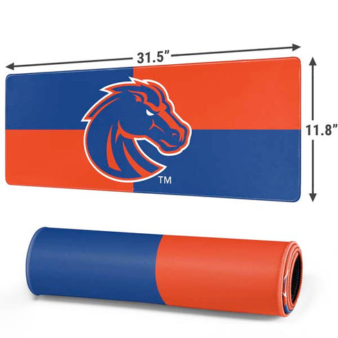 Boise State University Broncos Checkered Gaming Mouse Pad