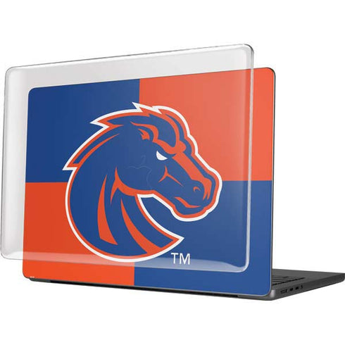 Boise State University Broncos Checkered MacBook Pro 14in (2021-24) Case plus Skin