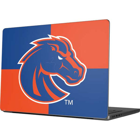 Boise State University Broncos Checkered Apple MacBook Pro 14-inch Skin