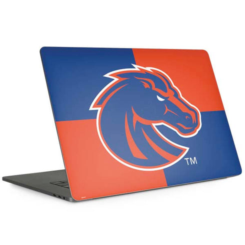 Boise State University Broncos Checkered MacBook Skins