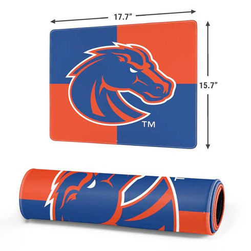 Boise State University Broncos Checkered Gaming Mouse Pad