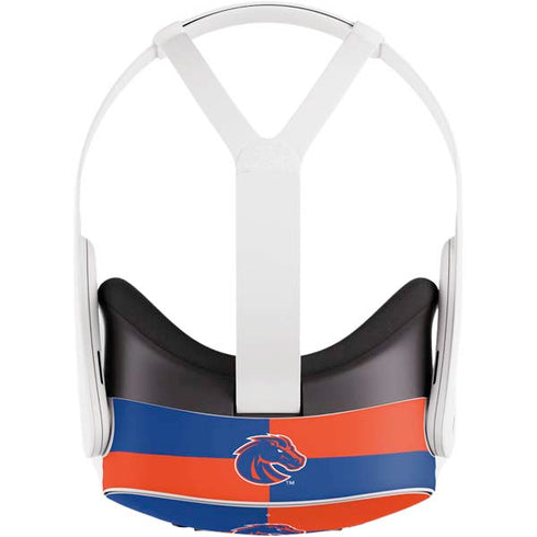 Boise State University Broncos Checkered Meta Quest 3S Skin