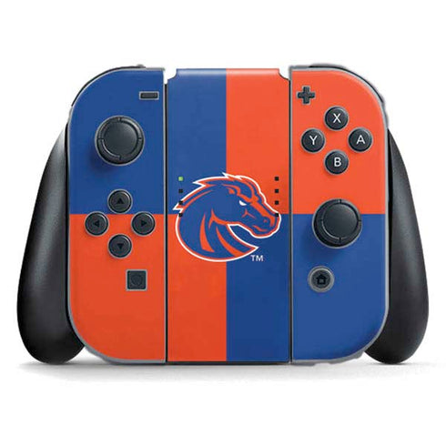 Boise State University Broncos Checkered Nintendo Skins