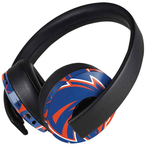 Boise State University Broncos Checkered PlayStation 4 Gold Wireless Headset Skin