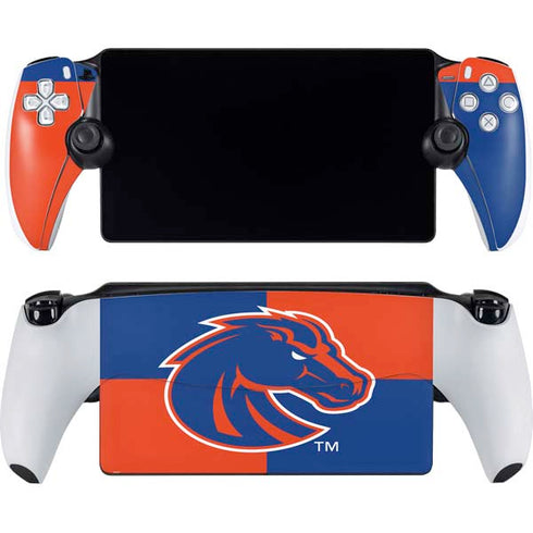 Boise State University Broncos Checkered PlayStation Portal Remote Player Skin