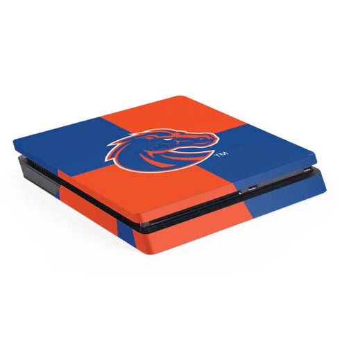 Boise State University Broncos Checkered PlayStation PS4 Skins