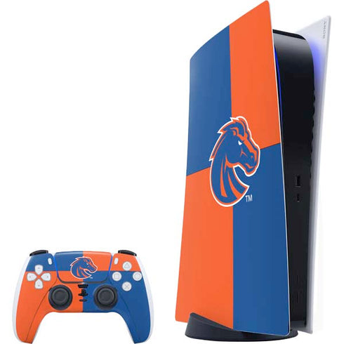 Boise State University Broncos Checkered PlayStation PS5 Skins