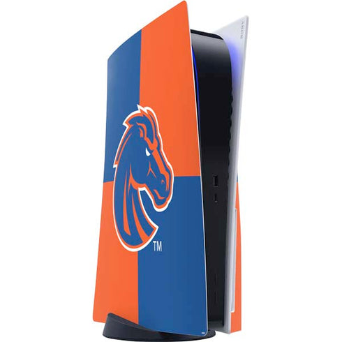 Boise State University Broncos Checkered PlayStation PS5 Skins