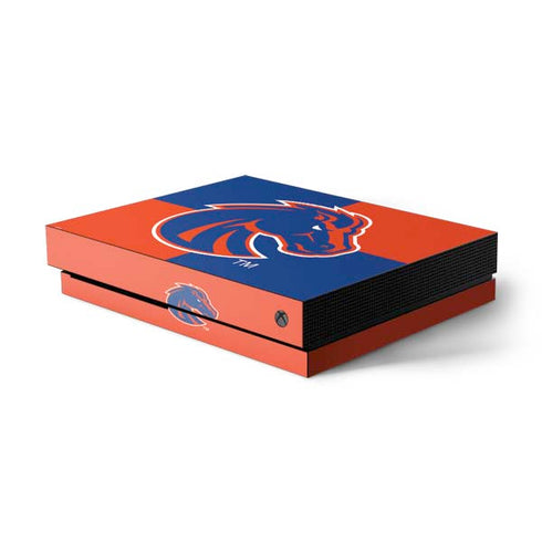 Boise State University Broncos Checkered Xbox One Skins