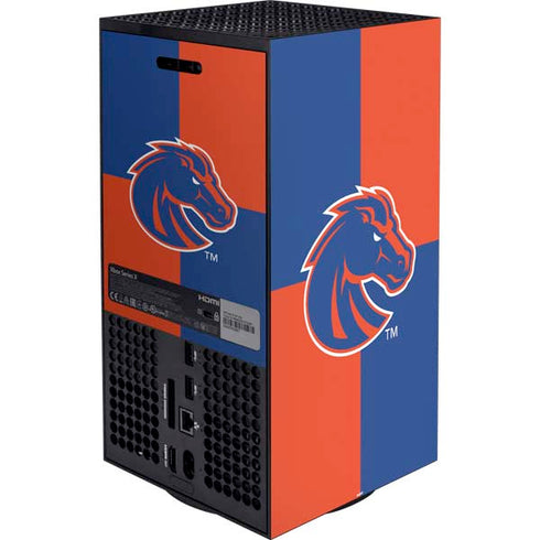 Boise State University Broncos Checkered Xbox Series X Bundle Skin