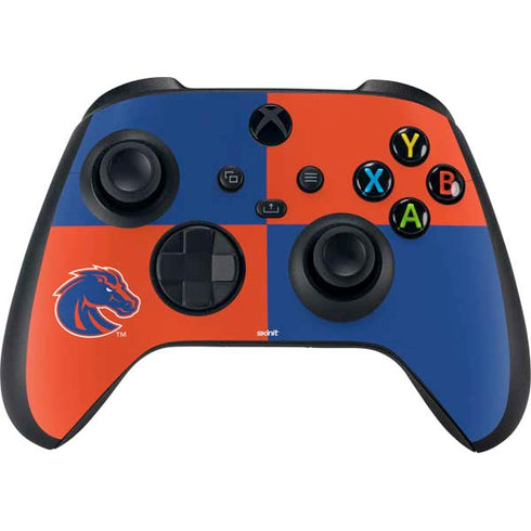 Boise State University Broncos Checkered Xbox Series X Bundle Skin