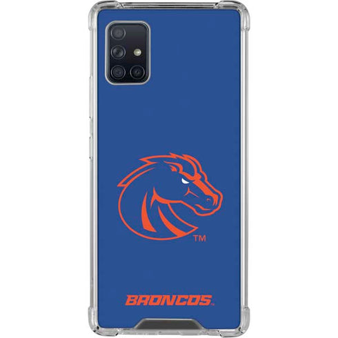Boise State University Broncos Mascot Galaxy A51 5G Clear Case