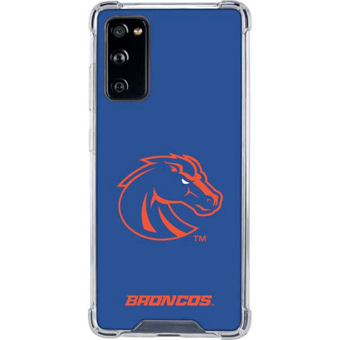 Boise State University Broncos Mascot Galaxy S20 FE Clear Case