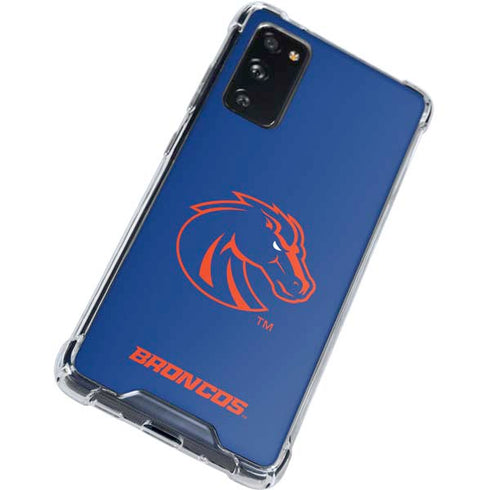 Boise State University Broncos Mascot Galaxy S20 FE Clear Case