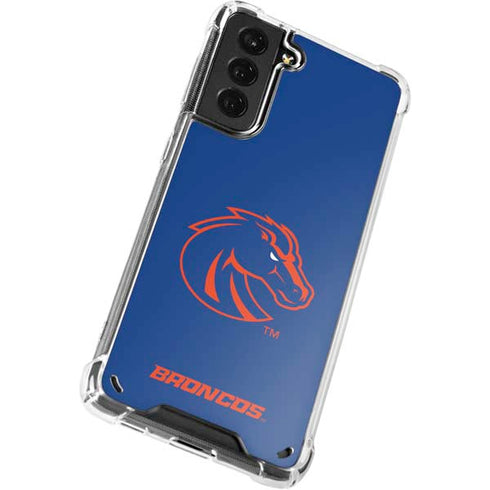 Boise State University Broncos Mascot Galaxy S21 5G Clear Case