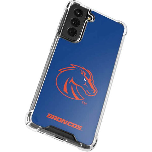 Boise State University Broncos Mascot Galaxy S22 Plus Clear Case