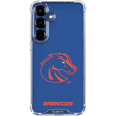 Boise State University Broncos Mascot Galaxy S25 FE Clear Case