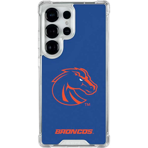 Boise State University Broncos Mascot Galaxy S25 Ultra Clear Case
