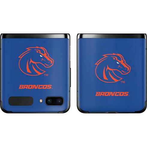 Boise State University Broncos Mascot Galaxy Z Flip Skin