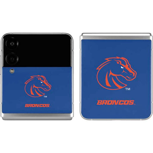 Boise State University Broncos Mascot Galaxy Z Flip4 5G Skin