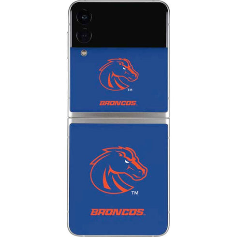 Boise State University Broncos Mascot Galaxy Z Flip4 5G Skin