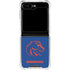 Boise State University Broncos Mascot Galaxy Z Flip6 Clear Case