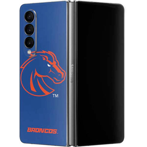 Boise State University Broncos Mascot Galaxy Z Fold4 5G Skin