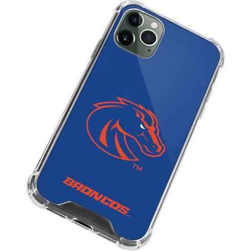 Boise State University Broncos Mascot iPhone 11 Pro Max Clear Case