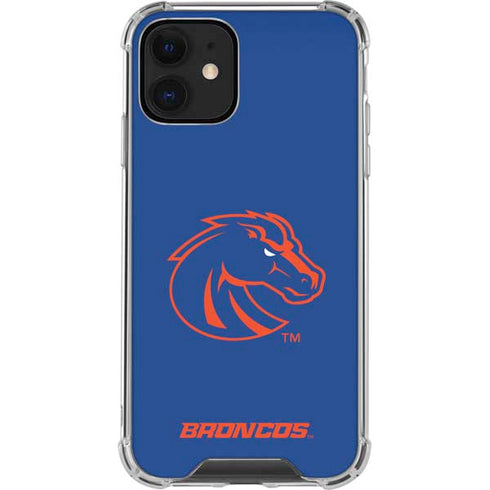 Boise State University Broncos Mascot iPhone 12 Clear Case