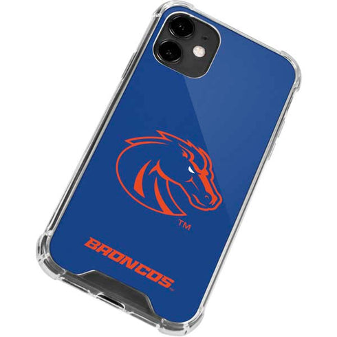 Boise State University Broncos Mascot iPhone 12 Clear Case